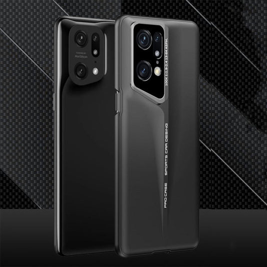 For OPPO Find X5 Pro GKK Blade Ultra-thin Full Coverage Phone Case(Black)