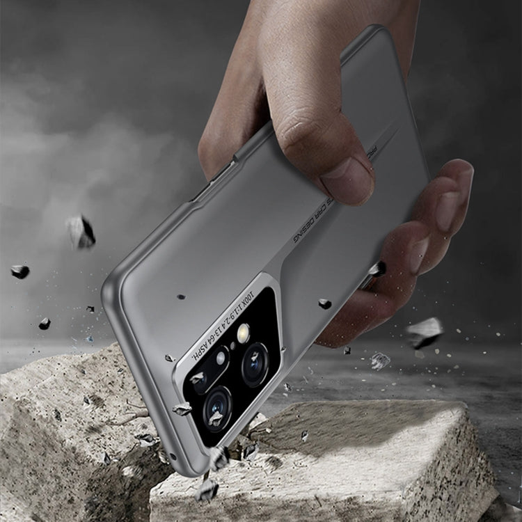 For OPPO Find X5 Pro GKK Blade Ultra-thin Full Coverage Phone Case(Black)