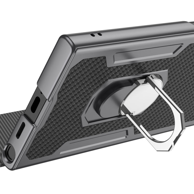 For Samsung Galaxy S24 Ultra 5G GKK Armor Flip Leather Phone Case, Without Pen(Night Green)