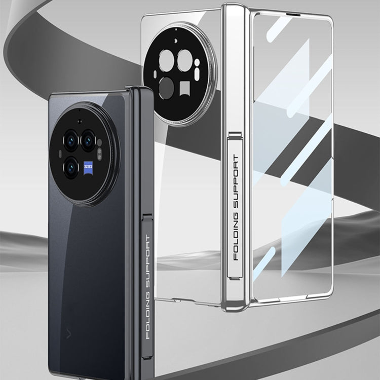 For vivo X Fold3 Pro GKK Integrated Magnetic Fold Hinge Shockproof Phone Case(Silver)