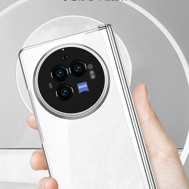 For vivo X Fold3 Pro GKK Integrated Magnetic Fold Hinge Shockproof Phone Case(Silver)