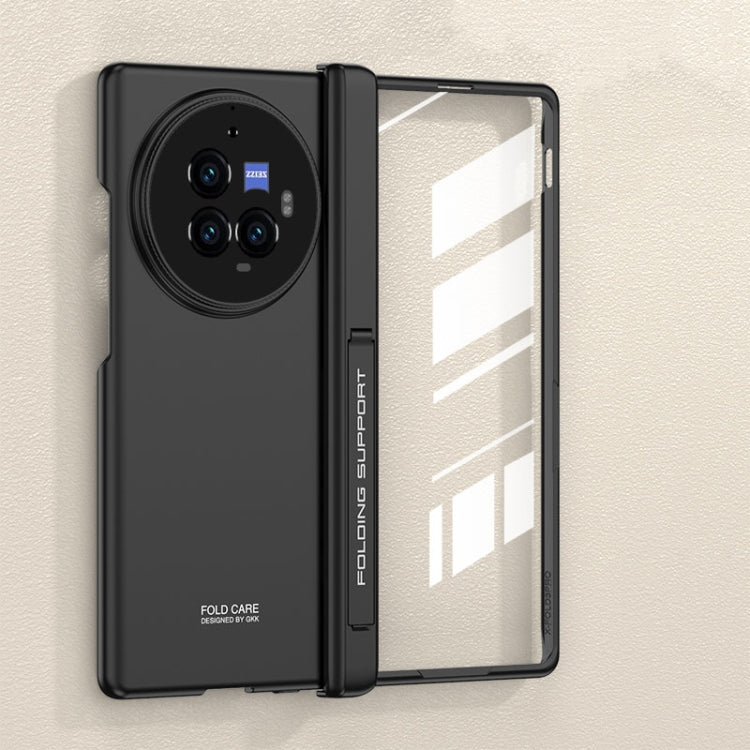 Pour étui de téléphone tout compris à charnière pliante magnétique intégrée GKK vivo X Fold3 Pro (noir)