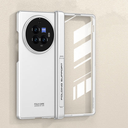 For vivo X Fold3 Pro GKK Integrated Magnetic Folding Hinge All-inclusive Phone Case(Silver)