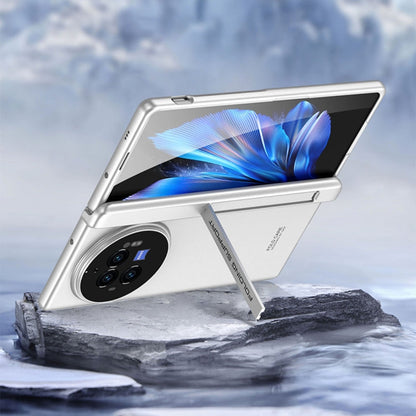 For vivo X Fold3 GKK Integrated Magnetic Folding Hinge All-inclusive Phone Case(Silver)