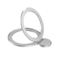 Support de téléphone magnétique adhésif ultra-fin en alliage R-JUST SJ35 (argent)