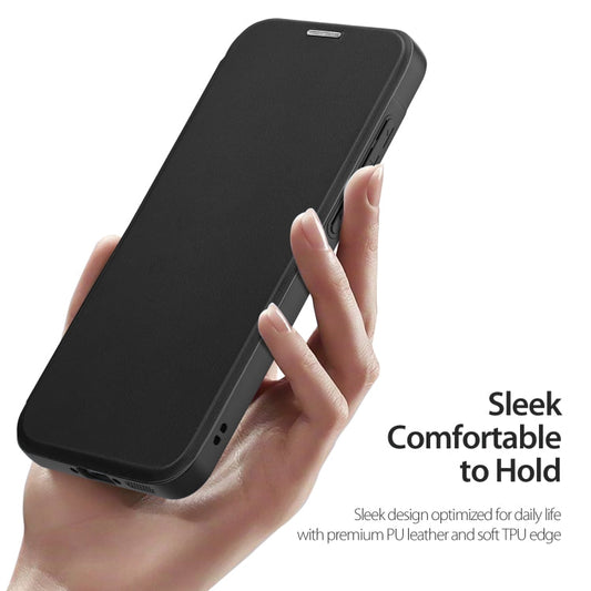 For Samsung Galaxy A36 5G / A56 5G DUX DUCIS Skin X Pro Series PC + TPU Phone Leather Case(Black)