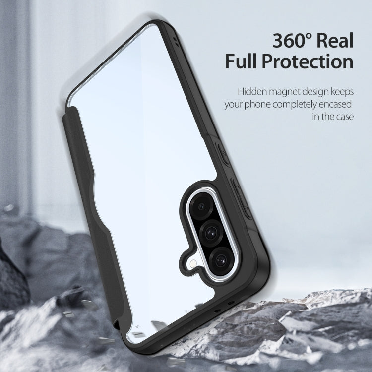 For Samsung Galaxy A36 5G / A56 5G DUX DUCIS Skin X Pro Series PC + TPU Phone Leather Case(Black)