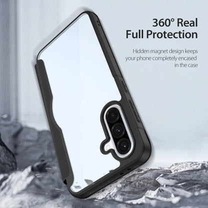 For Samsung Galaxy A36 5G / A56 5G DUX DUCIS Skin X Pro Series PC + TPU Phone Leather Case(Black)