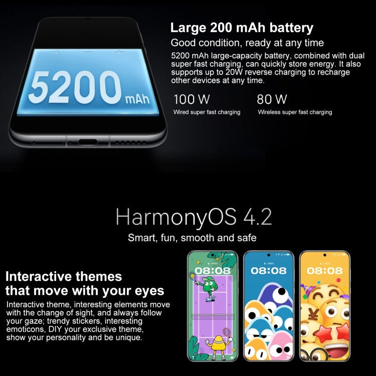 HUAWEI Pura 70 Ultra, 16GB+512GB, Screen Fingerprint Identification, 6.8 inch HarmonyOS 4.2 Kirin 9010 Octa Core up to 2.3GHz, NFC, OTG, Not Support Google Play(Black)