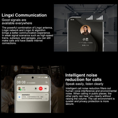 HUAWEI Pura 70 Pro+, 16GB+512GB, Screen Fingerprint Identification, 6.8 inch HarmonyOS 4.2 Kirin 9010 Octa Core up to 2.3GHz, NFC, OTG, Not Support Google Play(Silver)