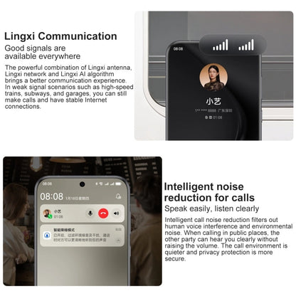 HUAWEI Pura 70 Pro, 12GB+1TB, Screen Fingerprint Identification, 6.8 inch HarmonyOS 4.2 Kirin 9010 Octa Core up to 2.3GHz, NFC, OTG, Not Support Google Play(White)