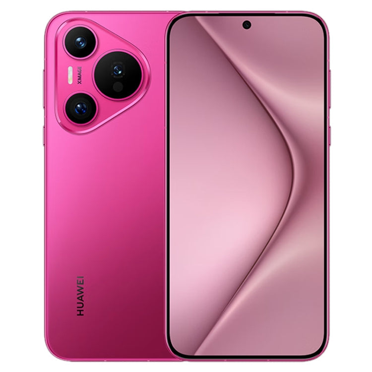 HUAWEI Pura 70, 12GB+256GB, Screen Fingerprint Identification,6.6 inch HarmonyOS 4.2 Kirin 9010 Octa Core up to 2.3GHz, NFC, OTG, Not Support Google Play(Rose Red)