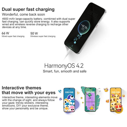 HUAWEI Pura 70, 12GB+512GB, Screen Fingerprint Identification,6.6 inch HarmonyOS 4.2 Kirin 9010 Octa Core up to 2.3GHz, NFC, OTG, Not Support Google Play(Rose Red)