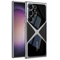 For Samsung Galaxy S23 Ultra GKK Leather Electroplating Supersonic Speed Shockproof Phone Case(Black)