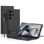 For Samsung Galaxy S24 Ultra 5G GKK Triumph Ultra-Thin Flip Leather Case without Pen(Black)