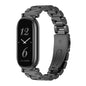 For Xiaomi Smart Band 10 / 9 / 8 Mijobs GT4 Three Beads Metal Watch Band(Black)