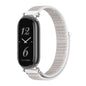 Pour Xiaomi Smart Band 10 / 9 / 8 Mijobs GT4 Bracelet en nylon respirant (Argent Coquillage)