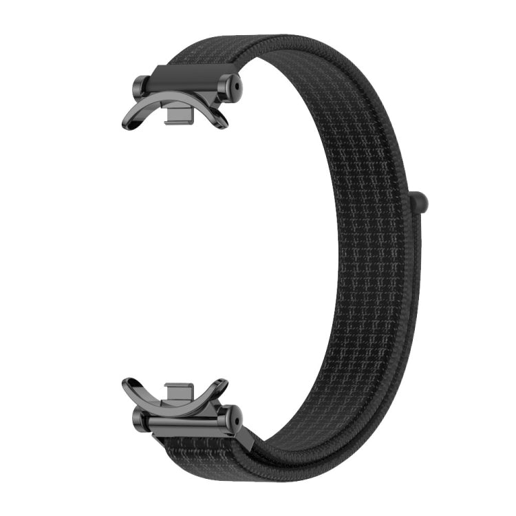 Pour Xiaomi Smart Band 10 / 9 / 8 Mijobs GT4 Bracelet de montre respirant en nylon (Noir)