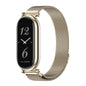 For Xiaomi Smart Band 10 / 9 / 8 Mijobs GT4 Milan Magnetic Metal Watch Band(Light Gold)