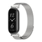 For Xiaomi Smart Band 10 / 9 / 8 Mijobs GT4 Milan Magnetic Metal Watch Band(Silver)