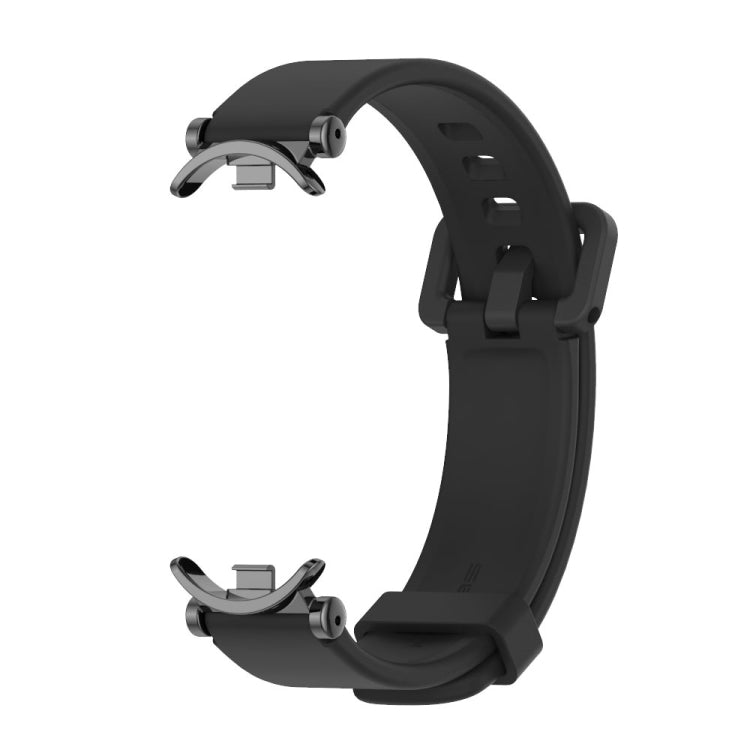 Pour Xiaomi Smart Band 10 / 9 / 8 Mijobs GT4 Bracelet de montre respirant en silicone (Noir)