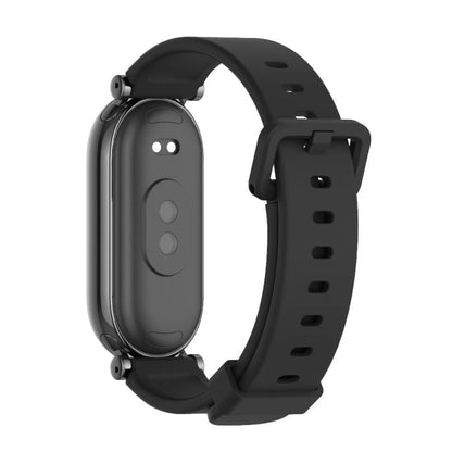 Pour Xiaomi Smart Band 10 / 9 / 8 Mijobs GT4 Bracelet de montre respirant en silicone (Noir)