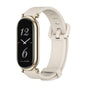 For Xiaomi Smart Band 10 / 9 / 8 Mijobs GT4 Silicone Breathable Watch Band(Grey Light Gold)