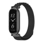 Pour Xiaomi Smart Band 10 / 9 / 8 Mijobs GT4 Bracelet de montre respirant en nylon (noir)