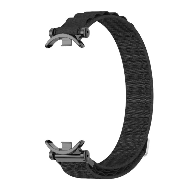 Pour Xiaomi Smart Band 10 / 9 / 8 Mijobs GT4 Bracelet de montre respirant en nylon (noir)