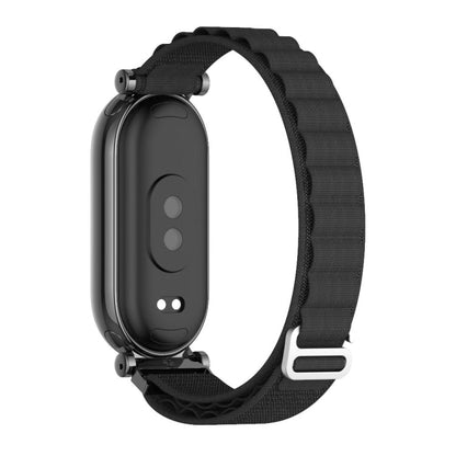 Pour Xiaomi Smart Band 10 / 9 / 8 Mijobs GT4 Bracelet de montre respirant en nylon (noir)