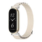 For Xiaomi Smart Band 10 / 9 / 8 Mijobs GT4 Nylon Breathable Watch Band(Grey Silver)