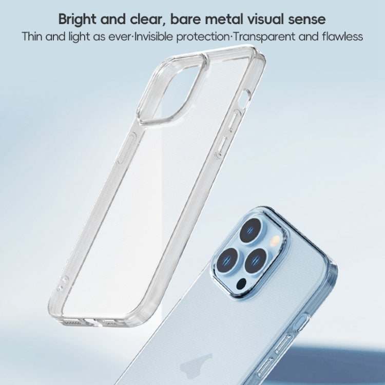 For iPhone 15 Pro ZGA Clear TPU Shockproof Phone Case(Transparent)