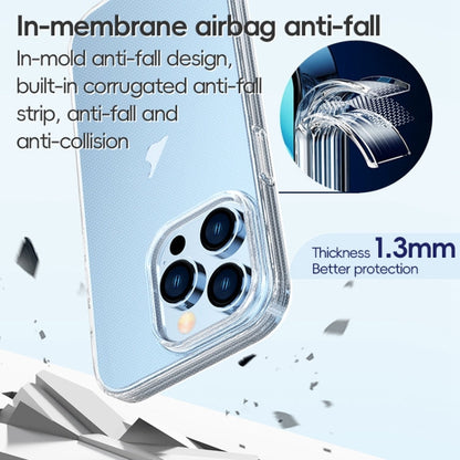 For iPhone 15 ZGA Clear TPU Shockproof Phone Case(Transparent)