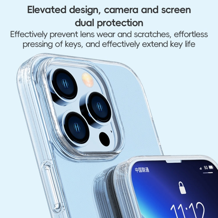For iPhone 15 Plus ZGA Clear TPU Shockproof Phone Case(Transparent)