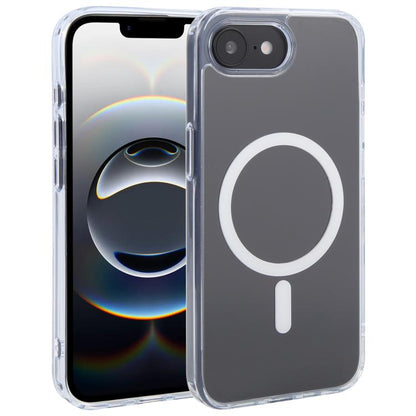 For iPhone 17e / 16e ZGA Magsafe Clear PC Hybrid TPU Phone Case(Transparent)
