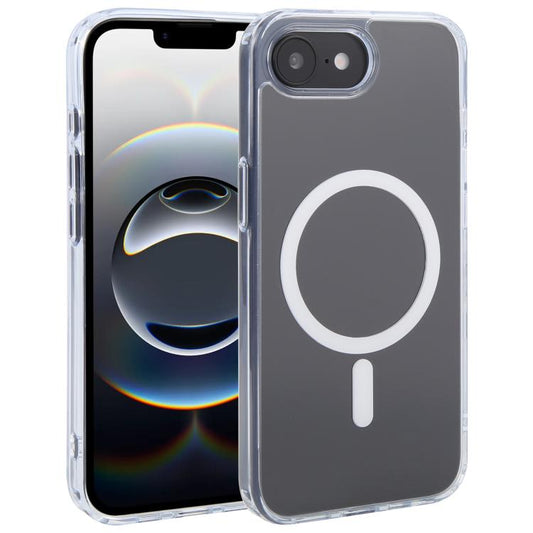 For iPhone 17e / 16e ZGA Magsafe Clear PC Hybrid TPU Phone Case(Transparent)