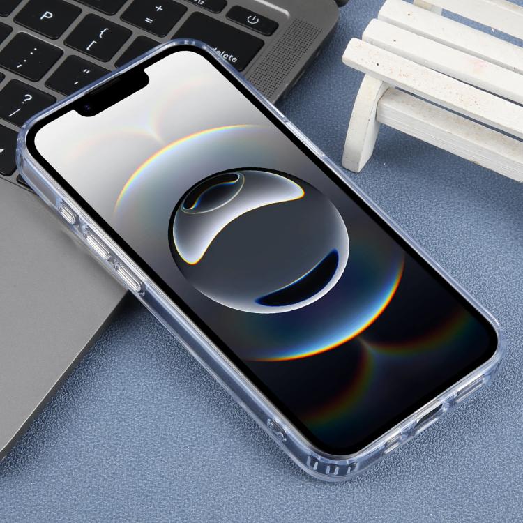 For iPhone 17e / 16e ZGA Magsafe Clear PC Hybrid TPU Phone Case(Transparent)