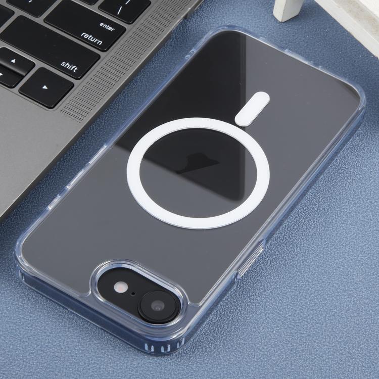 For iPhone 17e / 16e ZGA Magsafe Clear PC Hybrid TPU Phone Case(Transparent)