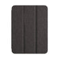 For iPad Pro 12.9 2022/2021/2020 ZGA Tri-Fold Voltage Smart Leather Tablet Case(Grey)