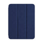 For iPad Pro 11 2022 / 2021 / 2020 ZGA Tri-Fold Voltage Smart Leather Tablet Case(Blue)