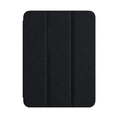 For iPad Air 10.9 2022 / 2020 ZGA Tri-Fold Voltage Smart Leather Tablet Case(Black)