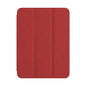 For iPad 10.2 2021/2020/2019 ZGA Tri-Fold Voltage Smart Leather Tablet Case(Red)