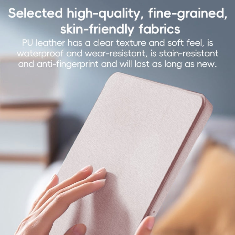For iPad Air 10.9 2022 / 2020 ZGA Tri-Fold 360 Rotation Smart Leather Tablet Case(Black)