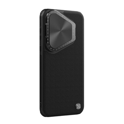 Pour Huawei Pura 70 Pro/70 Pro+ Étui de Téléphone en Nylon NILLKIN Textured Prop avec Support de Protection d'Objectif (Noir)