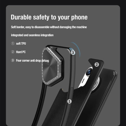 For Huawei Pura 70 Pro/70 Pro+ NILLKIN Textured Prop Magnetic Lens Protection Holder Nylon Phone Case(Black)