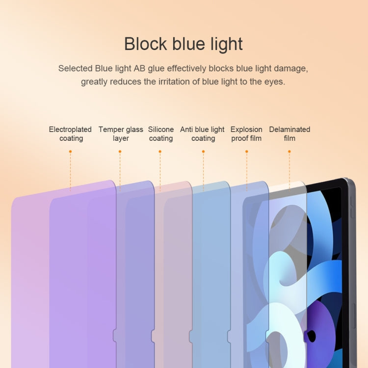 For iPad Air 11 2024 / 2025 / 2026 NILLKIN V+ Series Anti-Blue Light Tempered Glass Protective Film