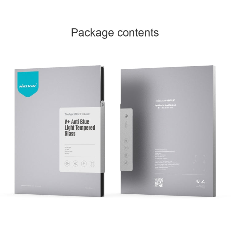 For iPad Air 11 2024 / 2025 / 2026 NILLKIN V+ Series Anti-Blue Light Tempered Glass Protective Film