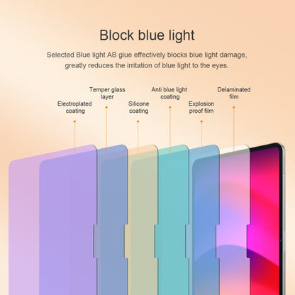 For iPad Pro 11 2025 / 2024 NILLKIN V+ Series Anti-Blue Light Tempered Glass Protective Film