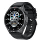 GTS4/LT09 1.5 inch IP67 Fitness Wellness Smart Watch Support Bluetooth Call / Sleep / Blood Oxygen / Heart Rate Health Monitor, Silicone Strap(Balck)