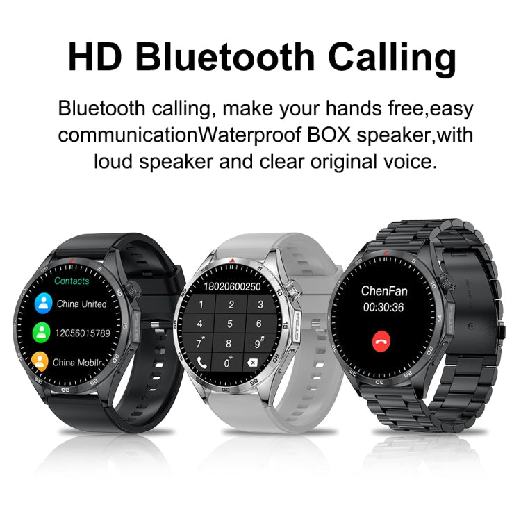 GTS4/LT09 1.5 inch IP67 Fitness Wellness Smart Watch Support Bluetooth Call / Sleep / Blood Oxygen / Heart Rate Health Monitor, Steel Strap(Silver)